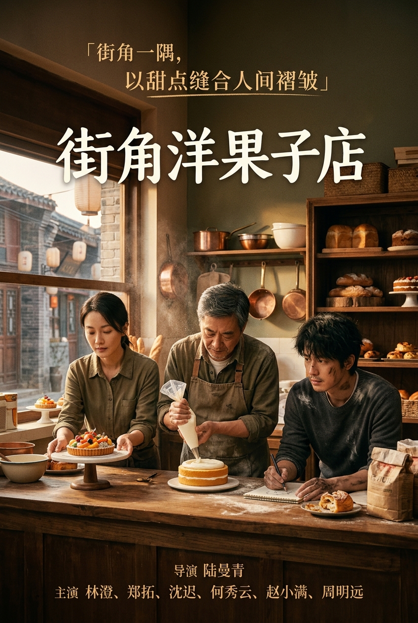 《街角洋果子店》主视觉海报